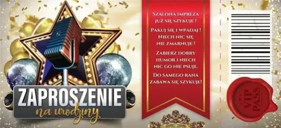 Immagine prodotto di Inviti di compleanno (10 pezzi) - YEKU