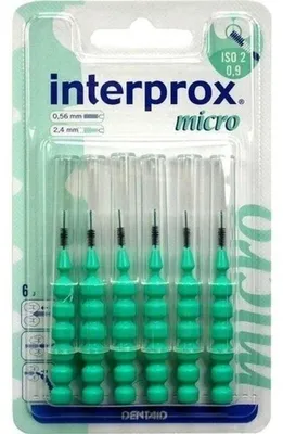 Imagen del producto de INTERPROX® micro grün: Cepillo interdental Blis.