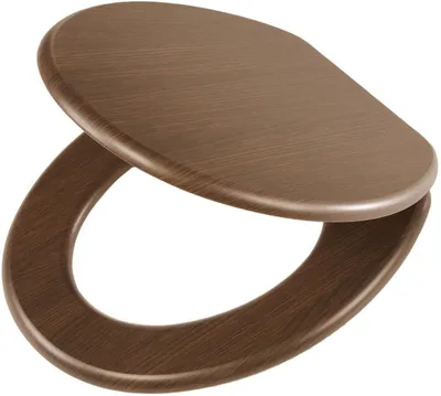 Image de Siège de toilette Tiger WC-S, Douglas en MDF, finition noyer, référence 251675346