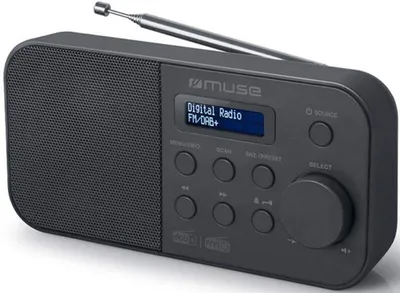 Produktbild von Muse M-109 DB, Tragbar, DAB+, FM, PLL, 87,5 - 108 MHz, 174.928 - 239.2 MHz, Automatischer Suchlauf, Automatische Speicherung, LCD