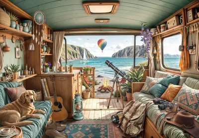 Produktbild von BLUEBIRD Puzzle Camping in Kü stennä he 1000 dlks