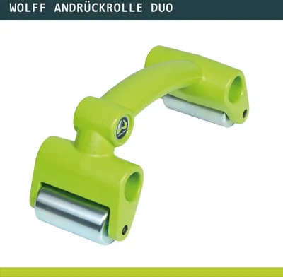 Produktbild von WOLFF Andrückroller Duo zur Nahtanreibung von Bodenbelag u. Teppichboden NEU