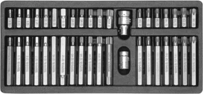 Zdjęcie produktu dla Yato Końcówki Hex Torx Spline Komplet 40 Elem. Yt-0400