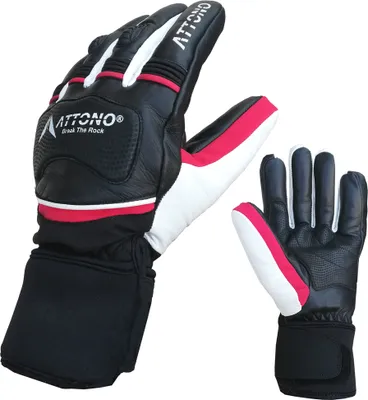 Produktbild von Damen Skihandschuhe Leder mit Softshell Ski Race Snowboard Handschuhe
