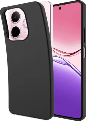 Image de Cazy Coque compatible avec Oppo A5 Pro (5G) Coque en Silicone – Coque Flexible – Noir
