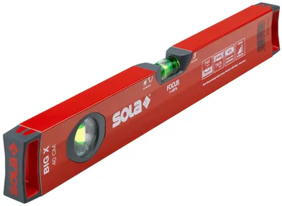 Produktbild von SOLA BIGX 40 - Wasserwage 40 cm - patentierte SOLA-FOCUS Libelle - mit schockabs