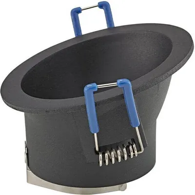 Produktbild von SIGOR Einbaustrahler Rund schwarz asymmetrisch Downlight zurückgesetzt