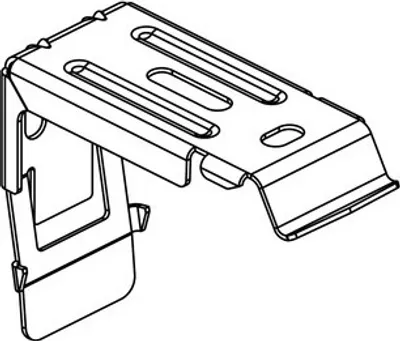 Produktbild von SOLUNA Universalträger für Rollo/Doppelrollo nach Maß Kassette aus Metall weiß