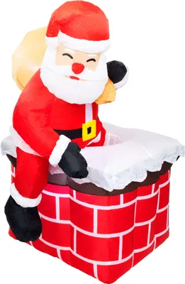 Immagine prodotto di Decorazione MagicHome Natale, Babbo Natale, 3xLED bianco freddo, IP44, 1,2 m
