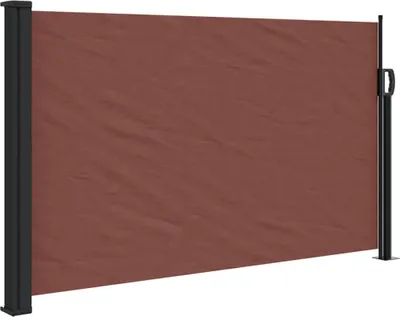Produktbild von vidaXL Seitenmarkise Ausziehbar Braun 120x500 cm