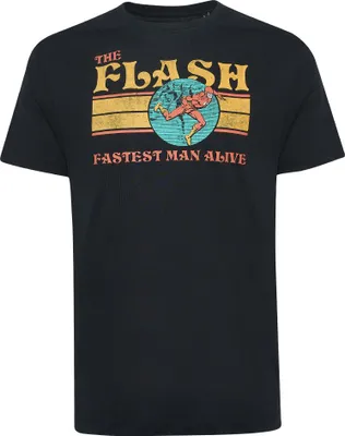 Zdjęcie produktu dla L|DC COMICS 70'S Flash Herren T-Shirt FBMTS808BLK
