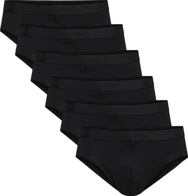 Produktbild von CALIDA Herren Slip, 6er Pack - Natural Benefit, Elastikbund, Single Jersey Schwarz L (52/54)