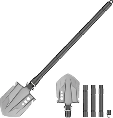 Produktbild von Outdoor-Klappschaufel Multi-Tool Campingschaufel Verschanzungswerkzeug fuer Auto-Notfall-ueberlebenswandern Wandern Rucksackreisen