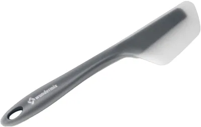 Produktbild von Wundermix Teigschaber FlexiSpatel - Biegsamer Spatel - grau, Zubehör für den Thermomix, Perfekt geeignet für den Mixtopf des Thermomix TM6/TM5/TM31