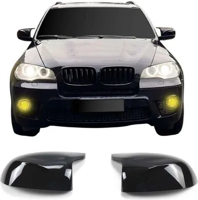 Produktbild von Spiegelkappen Schwarz passend für BMW X5 E70 X6 E71 Bj. 2006-2013