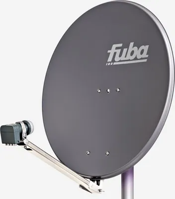 Produktbild von Fuba Sat-Antenne DAL 804 A mit Quad LNB anthrazit (80 cm)