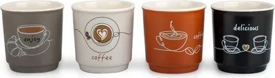 Obrázek produktu pro HRNEK COFFEE 90ML KERAMIKA 4 - mix variant či barev