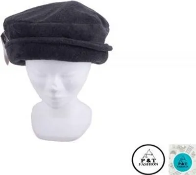 Produktbild von Damenmütze aus Polarfleece - Schwarz - Warme Wintermütze für Damen