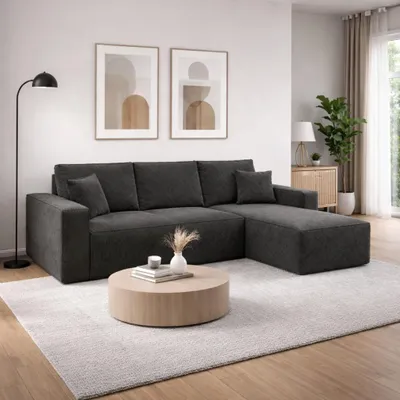 Produktbild von Ecksofa L Sonic für 3 Personen mit Schlaffunktion POSO 34