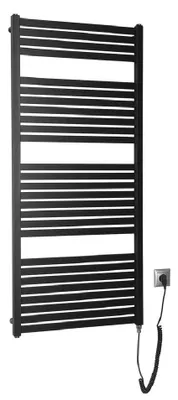 Zdjęcie produktu dla Aqualine Heating - Tondi-E 600x1330 mm, 600 W, czarny matowy DE486T