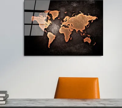 Produktbild von Wallity, UV-379 50 x 70, Dekorative Malerei aus gehärtetem Glas, 100 % gehärtetes Glas, Mehrfarbig, 50 x 70 cm