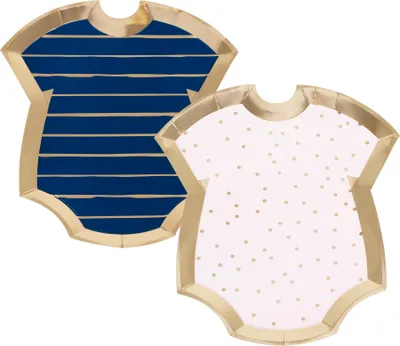 Produktbild von 8 Baby Boom Pappteller 27 x 24cm