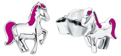Produktbild von Lillifee Mädchen Ohrstecker 9048519 Pferd Silber 925