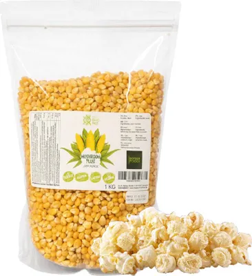 Obrázok produktu pre Mushroom PLUS Popcornová kukurica 1 kg – bez GMO
