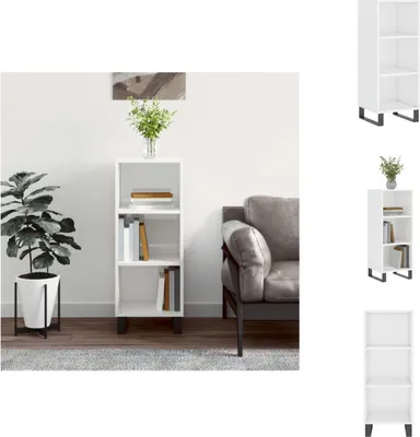 Produktbild von vidaXL Sideboard Hochglanz-Weiß 34,5x32,5x90 cm Holzwerkstoff -  Sideboards