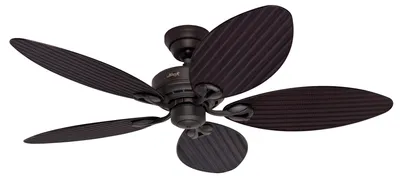 Image de Ventilateur de plafond avec chainette Bayview Bronze 137 cm