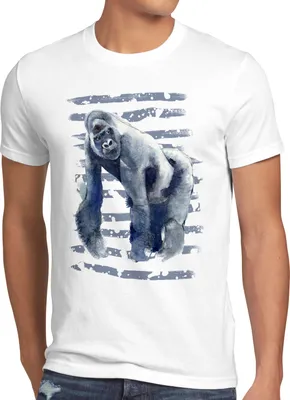 Produktbild von style3 Gorilla Herren T-Shirt safari zoo dschungel sommer