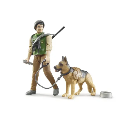 Produktbild von Bruder 62660  - bworld Förster mit Hund und Ausrüstung