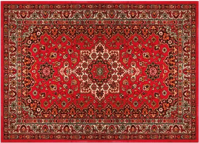 Produktbild von Türmatte Vintage Perser rot in 50x70 cm als Fussabtreter