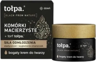 Zdjęcie produktu dla Krem Do Twarzy Tolpa Black From Nature Na Dzień, Bogata Formuła 50 Ml