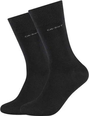 Zdjęcie produktu dla Camano Ca-Soft Skarpety uni  NOS czarne, 2-pak skarpet damskich, męskich