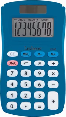 Image de Calculatrice de Poche bleue 8 Chiffres
