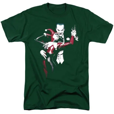 Image de T-shirt Batman, modèle unie pour hommes et femmes, référence TV38604 (taille XL), couleur vert foncé