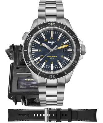 Image de Traser H3 - 109370 - Montre-bracelet - Homme - Quartz - P67 Diver T100 Blue Special Set