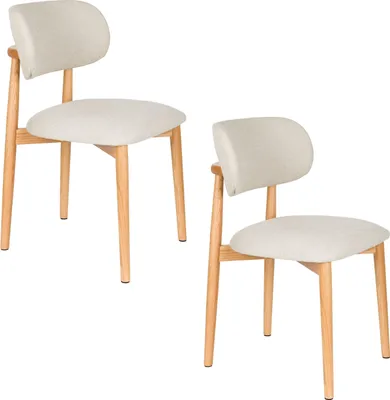 Produktbild von Housecraft Living Elle Esszimmerstuhl Beige - 2 er Set