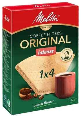 Obrázek produktu pro MELITTA Papírové filtry na kávu, 1 balení, typ ORIGINAL INTENSE, 80 kusů