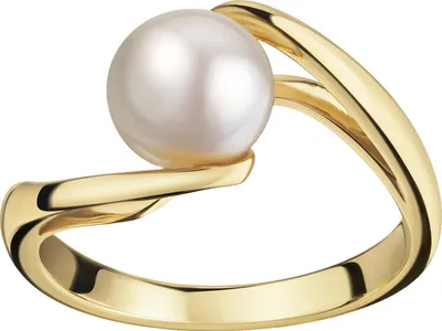 Produktbild von Celesta Silber Ring 925 Sterling Silber vergoldet Perle