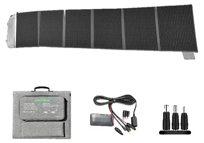 Obrázok produktu pre Solárny panel, vysoká účinnosť, prenosný dizajn, 20,5 V, 200 W