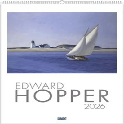 Produktbild von DUMONT Edward Hopper 2026 - Kunst-Poster-Kalender 50 x 70 cm, Wandkalender mit Meisterwerken des amerikanischen Realismus für Kunstliebhaber