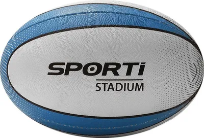 Obrázok produktu pre Teamswear Stadium (veľkosť 3) Ragbyová lopta – biela / modrá | Veľkosť: S.3