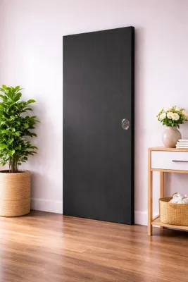 Immagine prodotto di Porta scorrevole in Rovere Grigio H204 x L73 cm + serratura a condanna