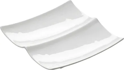 Produktbild von Maxwell & Williams Platte zweigeteilt 26,5 cm EAST MEETS WEST Geschenkbox, Porzellan, JX24003