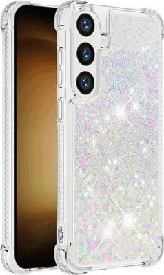 Produktbild von Samsung Galaxy S26 Hülle - Coverup Liquid Glitzer Back Cover - Weiß