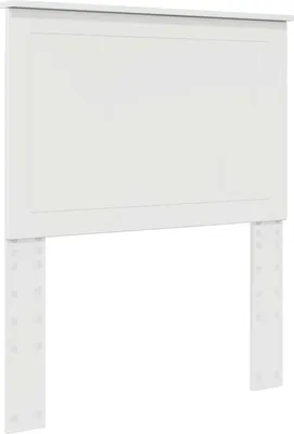 Image de Tête de lit Blanc Brillant 80 cm Bois d'ingénierie