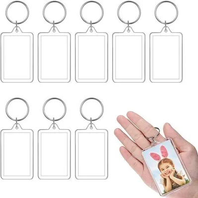 Produktbild von Sleutelhanger mit AcrylFoto, 8-teilig, Geschenk