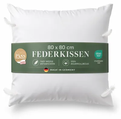 Productafbeelding van Kussens - 80x80 cm, DOWNPASS gecertificeerd